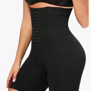 High Waist Trainer Shapewear Short Adjustable Firm Tummy Control Body shaper